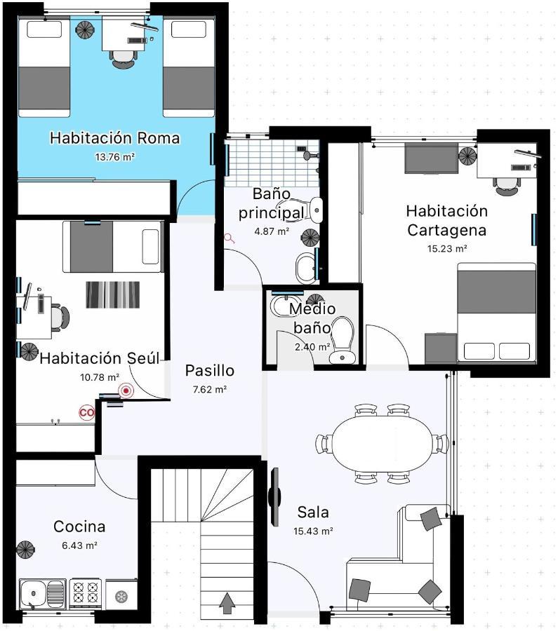 멕시코 시 Habitacion Roma 아파트 외부 사진